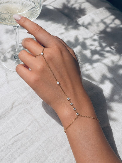 Amber Hand Chain