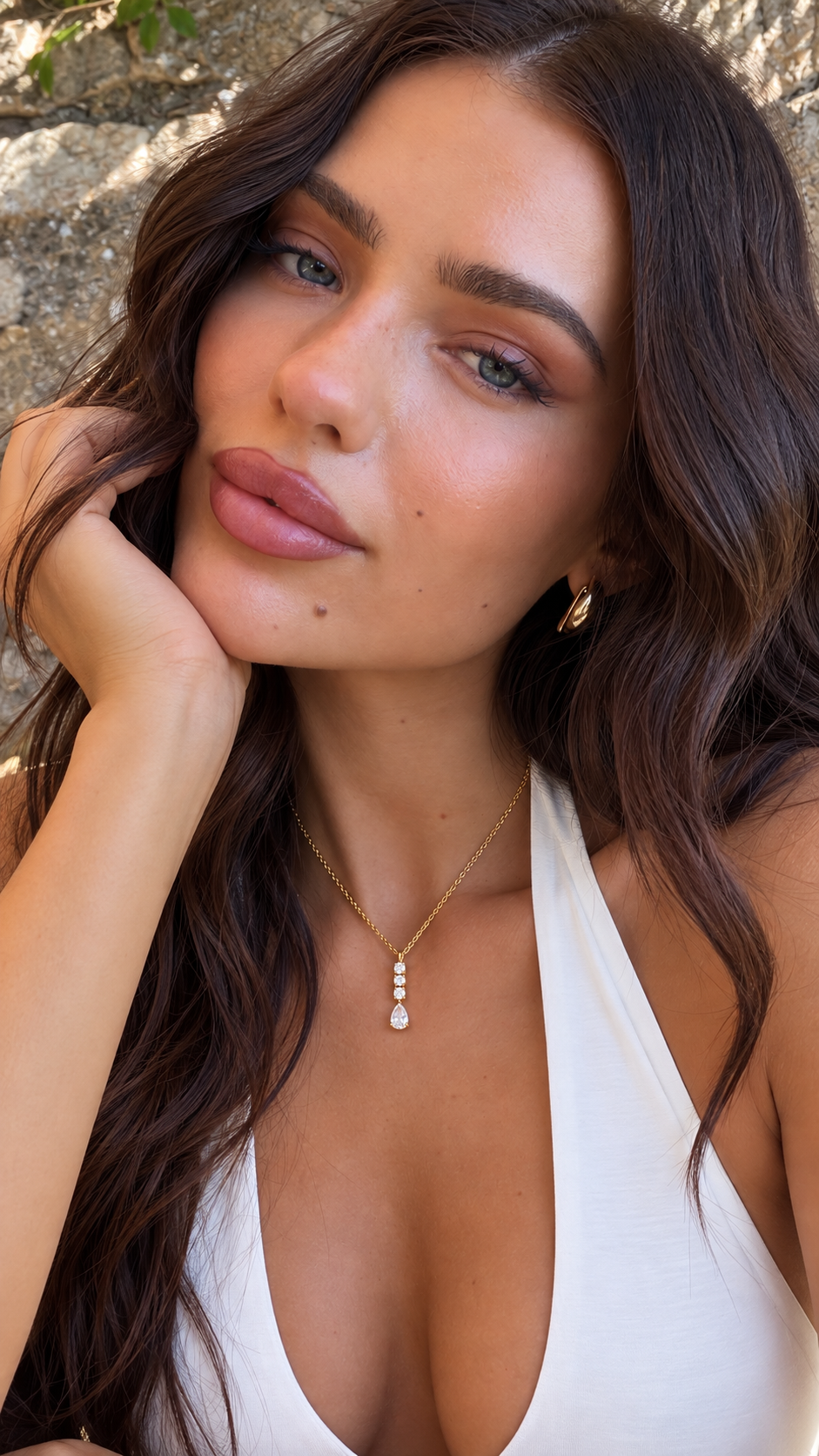 The Solitaire Drop Necklace