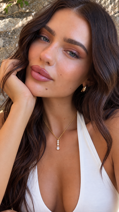 The Solitaire Drop Necklace