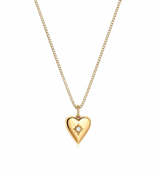 Celeste Heart Necklace