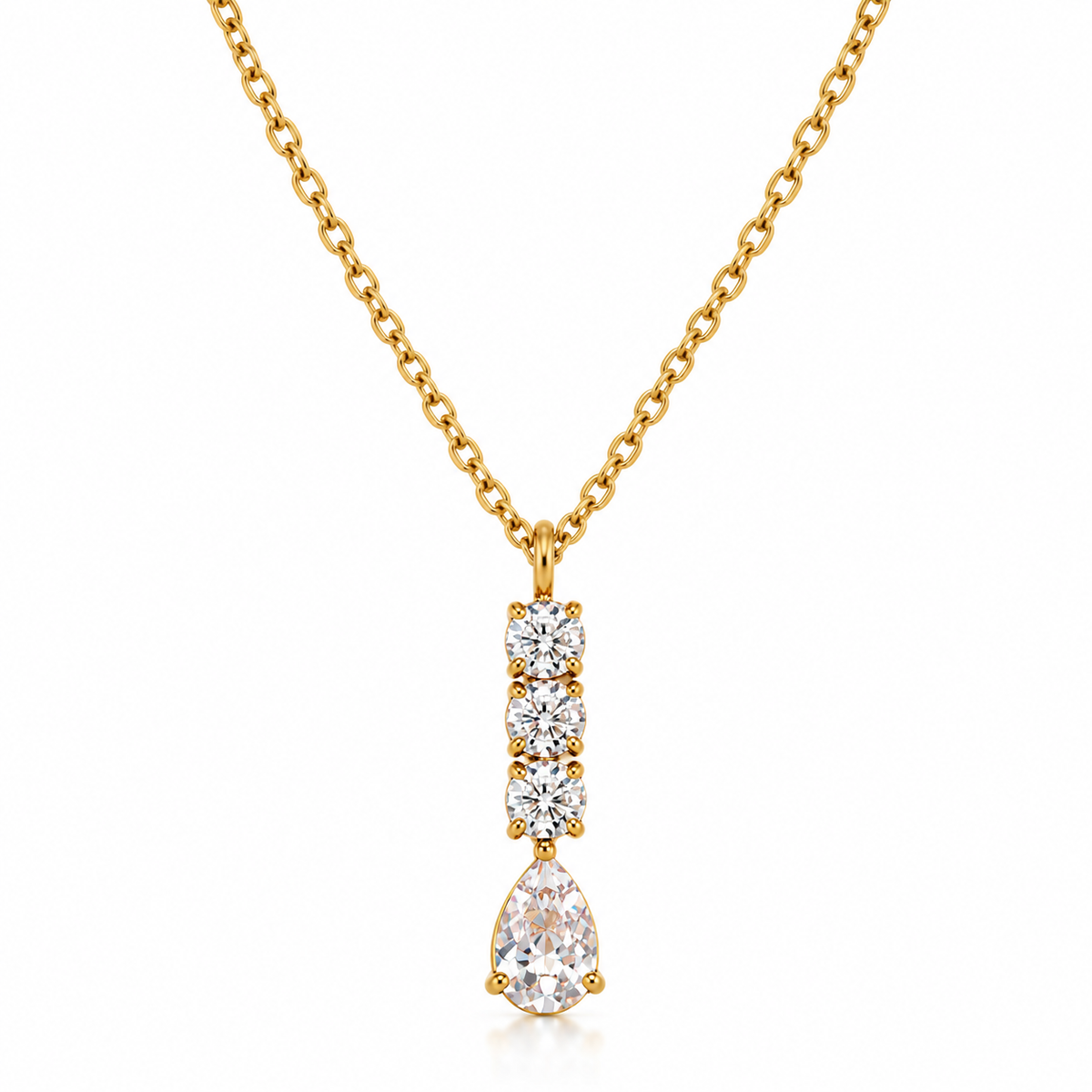 The Solitaire Drop Necklace
