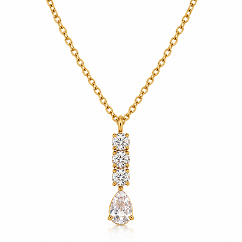 The Solitaire Drop Necklace