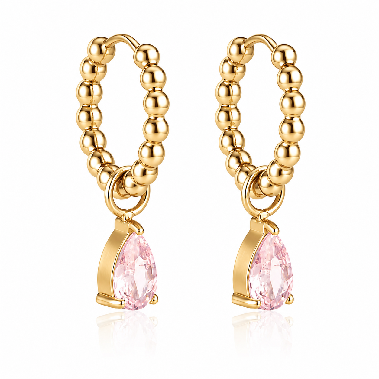 Pink Tourmaline Drops