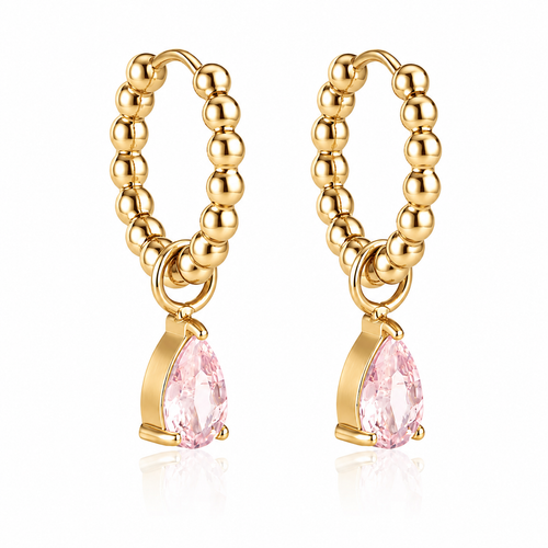 Pink Tourmaline Drops