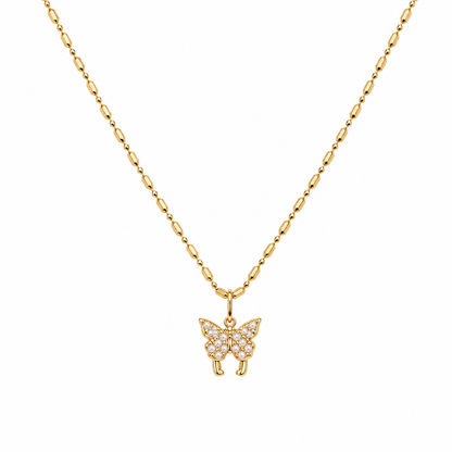 Ivy Butterfly Necklace