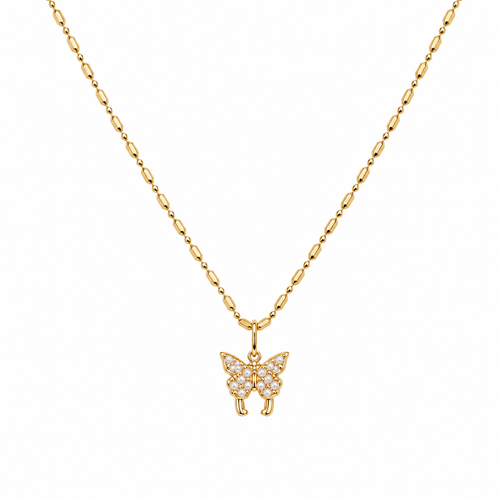 Ivy Butterfly Necklace