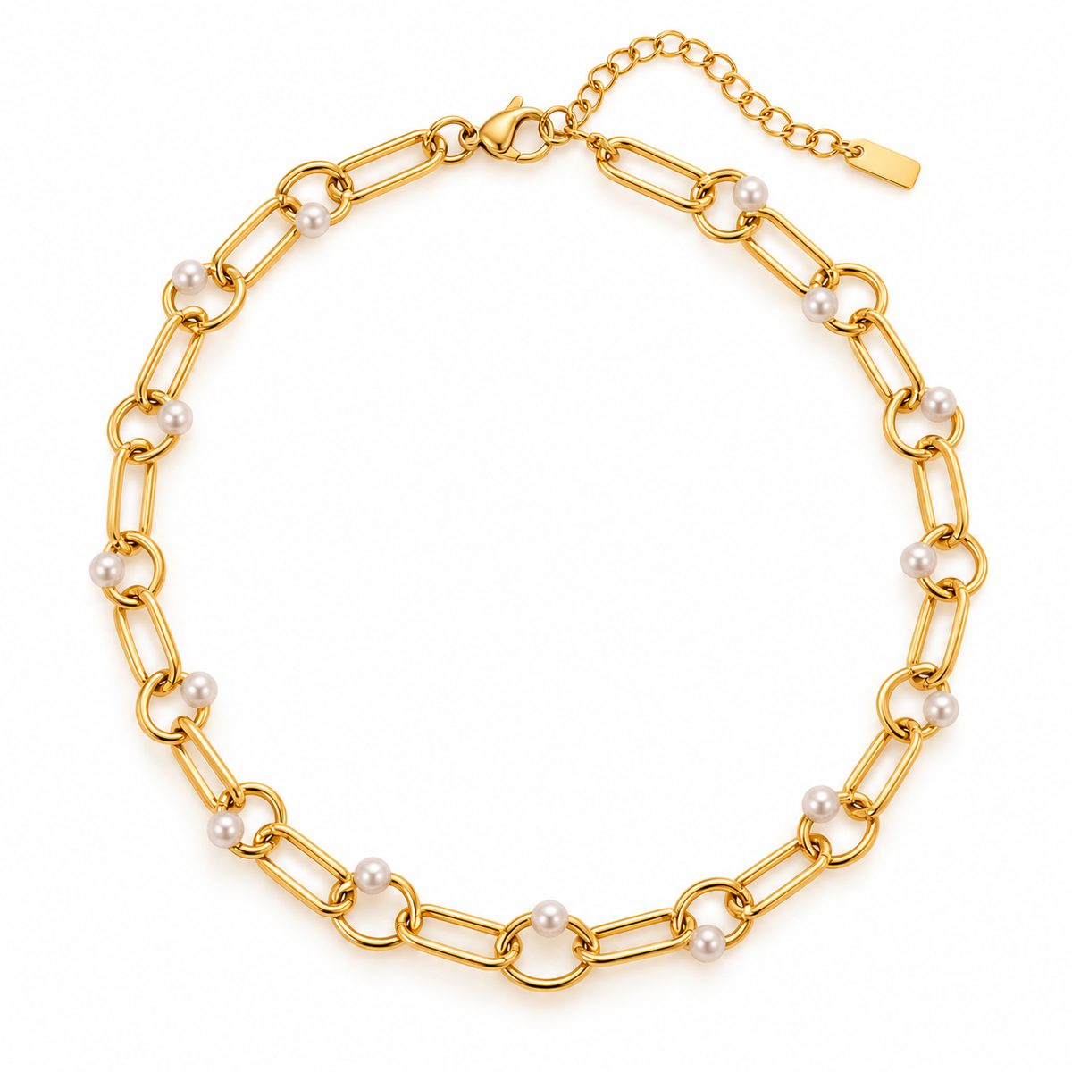 The Pearl Link Necklace