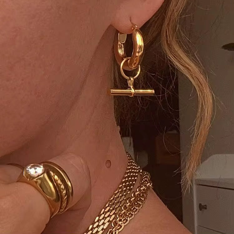 Zara Toggle Hoops