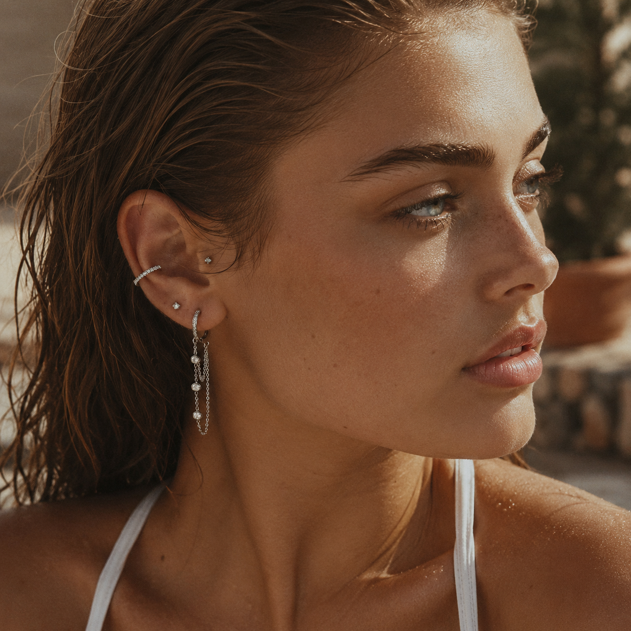 Elodie Cascade Hoops