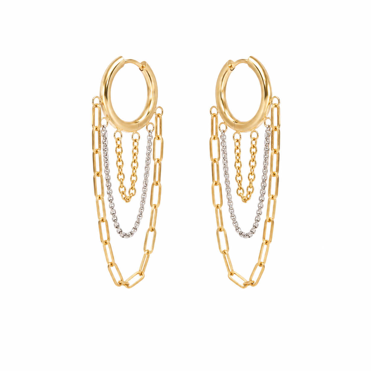 Emerly Chain Hoops