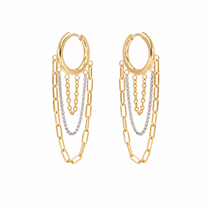 Emerly Chain Hoops