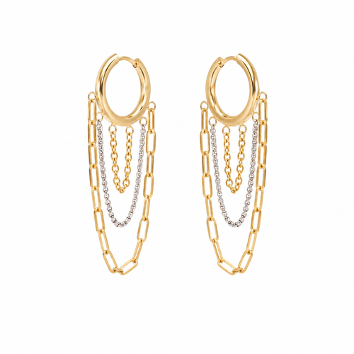 Emerly Chain Hoops