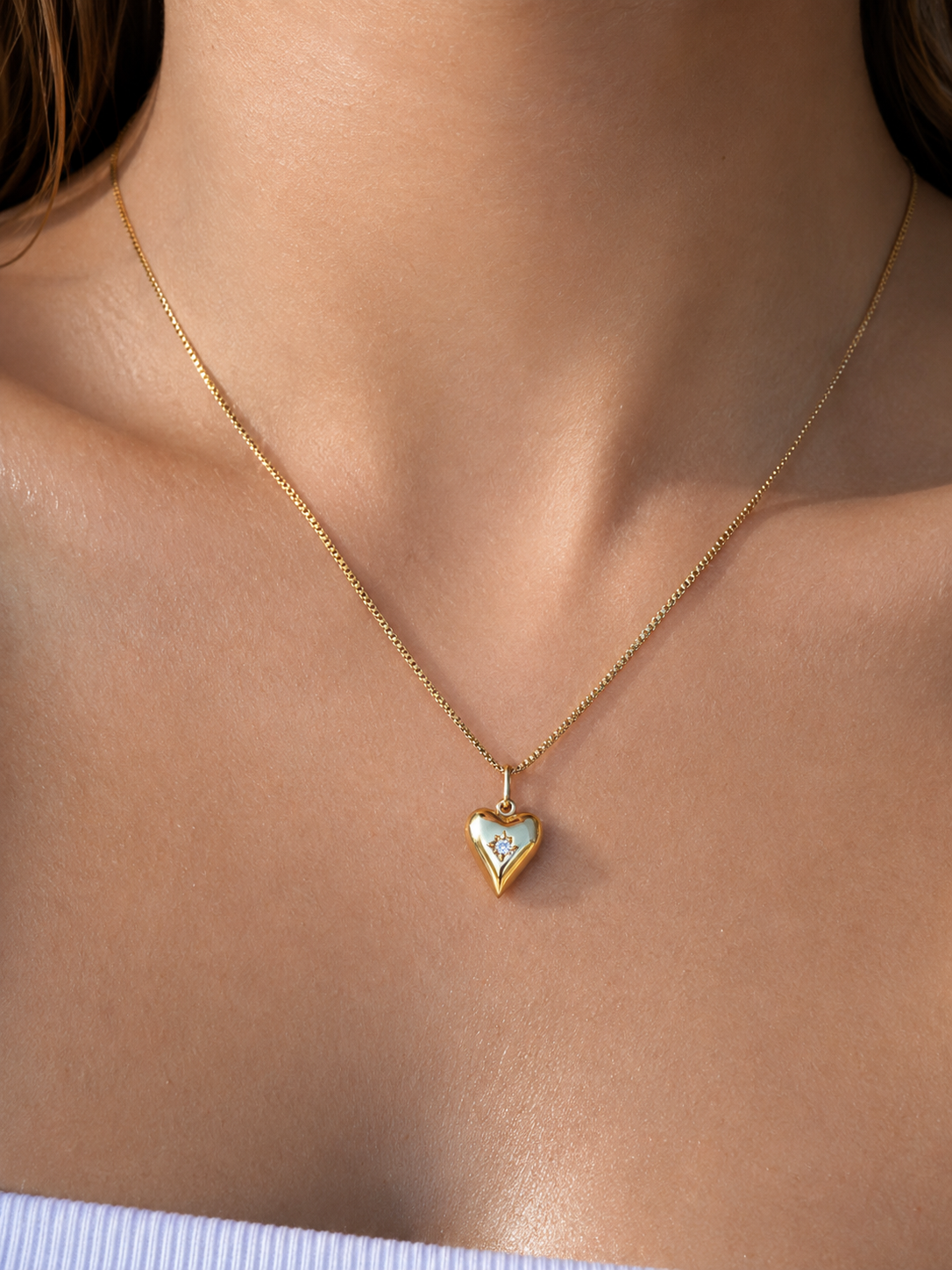 Celeste Heart Necklace