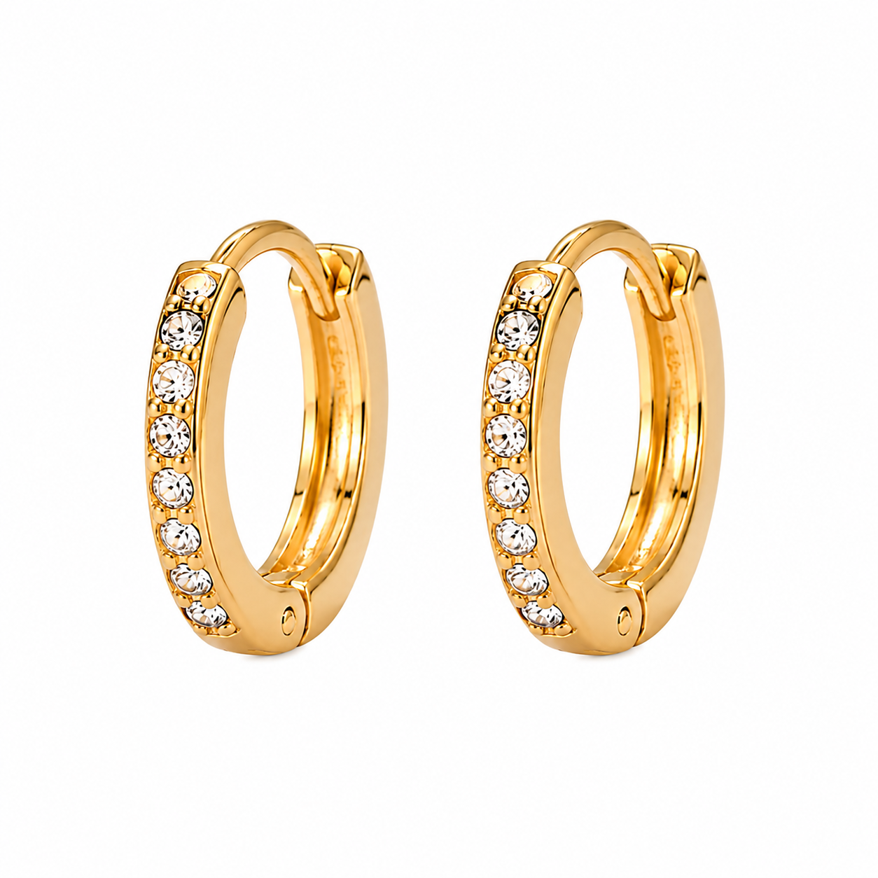 Celeste Crystal Hoops