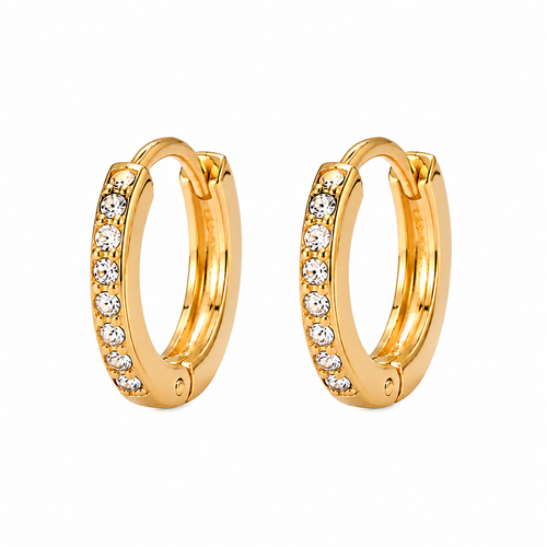 Celeste Crystal Hoops
