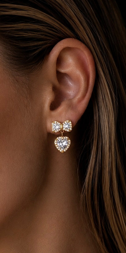 Sparkle Bow Earrings