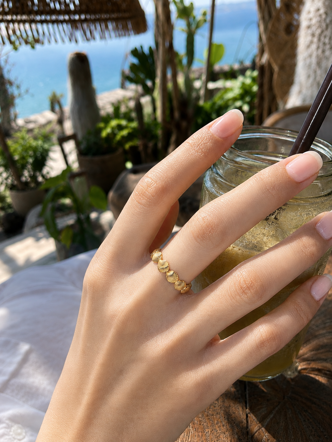 Aurelia Shell Ring