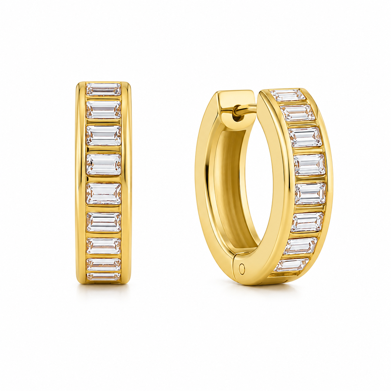 Aria Crystal Hoops