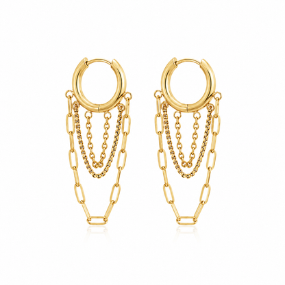 Audrey Chain Hoops