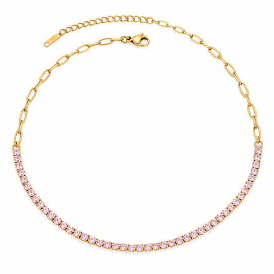 Roselle Tenis Necklace