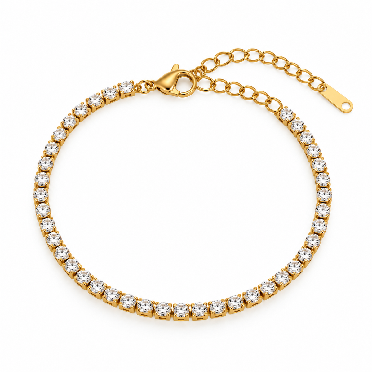 Noir Tennis Bracelet - JUST LANDED