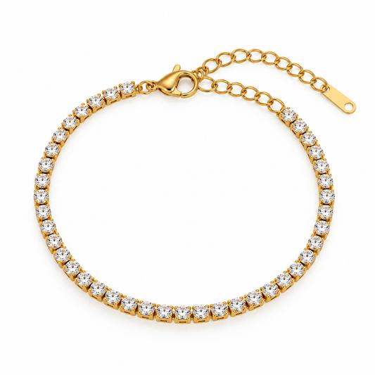 Noir Tennis Bracelet - JUST LANDED