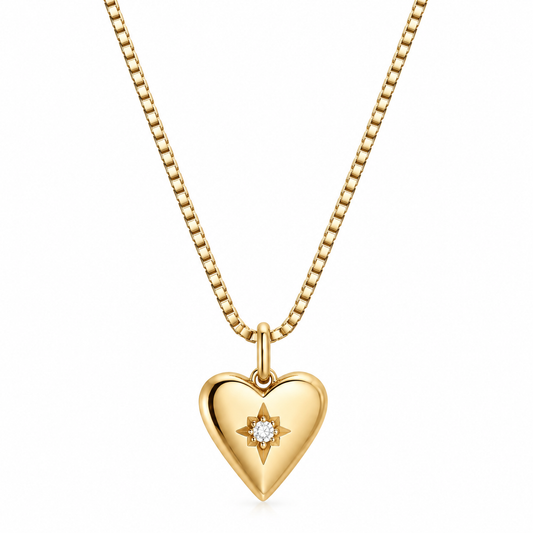 Celeste Heart Necklace